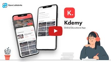 Video about Kdemy - Template 1