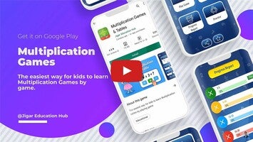 Gameplay video of Multiplication Games for Kids 1