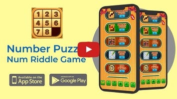 Vídeo de gameplay de Number Puzzle - Number Games 1