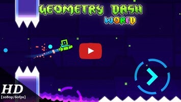 Gameplay video of Geometry Dash World 1