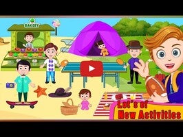 Gameplay video of My FamilyTown Fun Beach Picnic 1