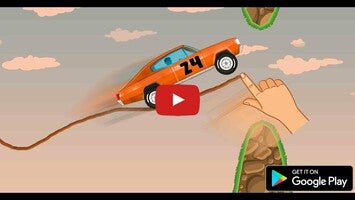 Gameplay video of Road Draw: Climb Your Own Hills 3