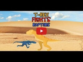 วิดีโอการเล่นเกมของ T-Rex Fights Raptors 1