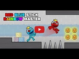วิดีโอการเล่นเกมของ Red Blue Stick: Rainbow Master 1