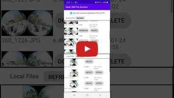 Video über Gear 360 File Access & Stitche 1