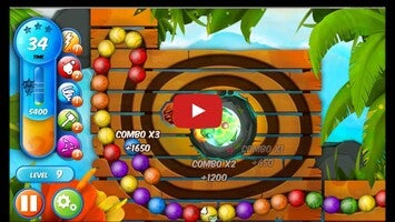 Vídeo de gameplay de Marble Woka Woka Zuma 1