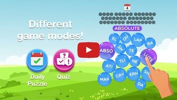 วิดีโอการเล่นเกมของ Word Magnets - Puzzle Words 1