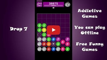 Gameplay video of Drop The Number Seven ( Drop 7 ) 1