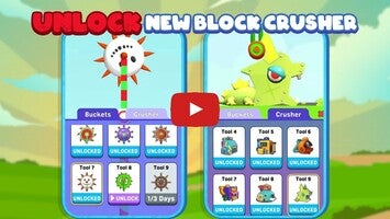 Video gameplay Block Crusher: Bucket Teardown 1