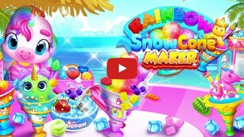 Video gameplay Rainbow Frozen Snowcone Maker 1