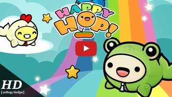 Gameplay video of Happy Hop: Kawaii Jump 1