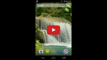 Video über Tropical waterfall Video LWP 1