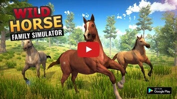 طريقة لعب الفيديو الخاصة ب Wild Horse Family Simulator1
